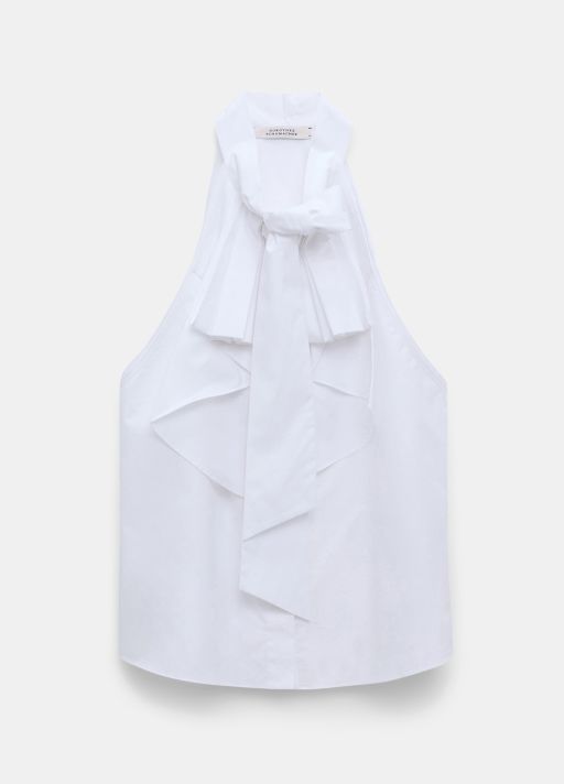 Dorothee Schumacher - Ärmellose Bluse mit Schleife