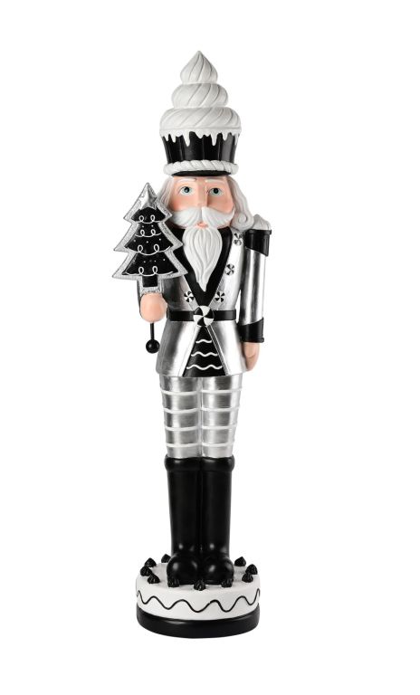 Leoni Living - Nussknacker schwarz/silber