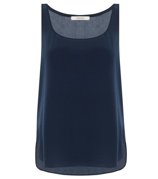 Dorothee Schumacher - Seidentop mit abgerundetem Saum