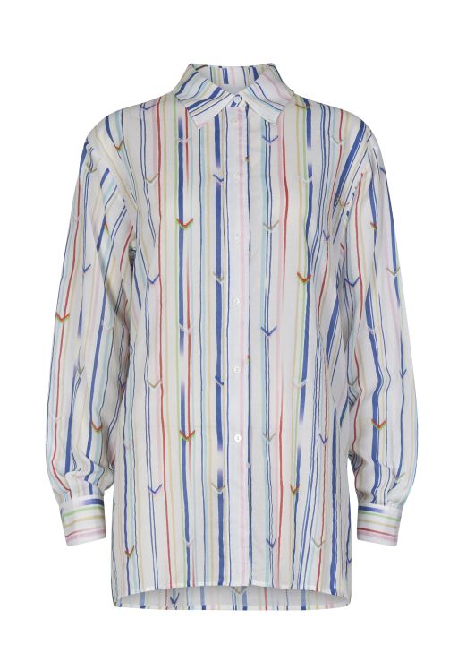 lala Berlin - Bluse mit bunten Streifen