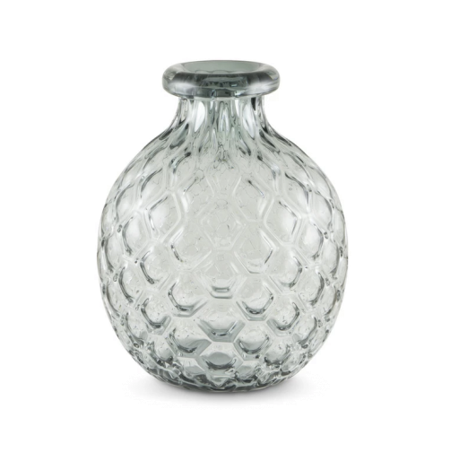 Vase Wabenstruktur bauchig