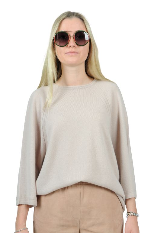 Tabaroni Cashmere - Pullover mit Kimonoärmel