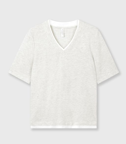 10 Days - Langarmshirt weiß