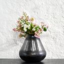 Vorschau: Lambert - Gefäß Riku silber/schwarz Höhe 26 cm Vorschau: Lambert - Gefäß Riku silber/schwarz Höhe 26 cm