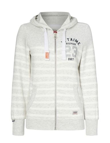 Superdry - Je Taime Ziphoodie ice marl