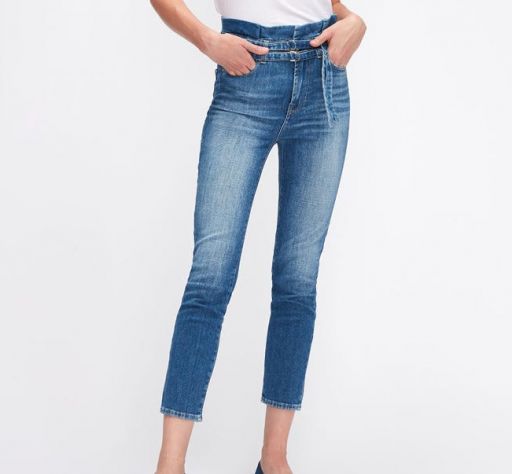 7 For All Mankind - Slim Paperbag Jeans
