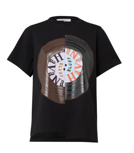 Dorothee Schumacher - Havanna T-Shirt mit Schallplattenprint